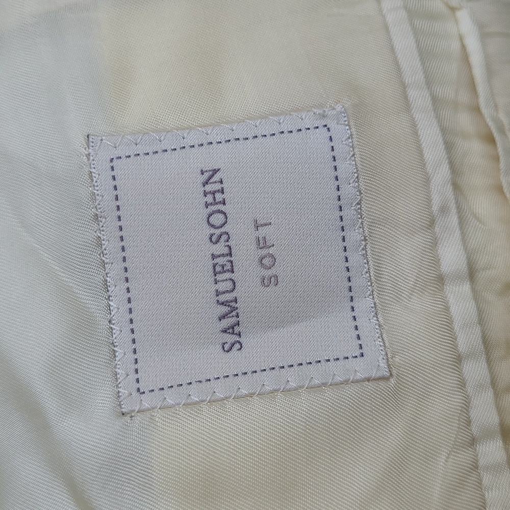 Exquisite SAMUELSOHN Soft Recent Linen Sport Coat/Blazer - Size 40 R - Picture 8 of 9